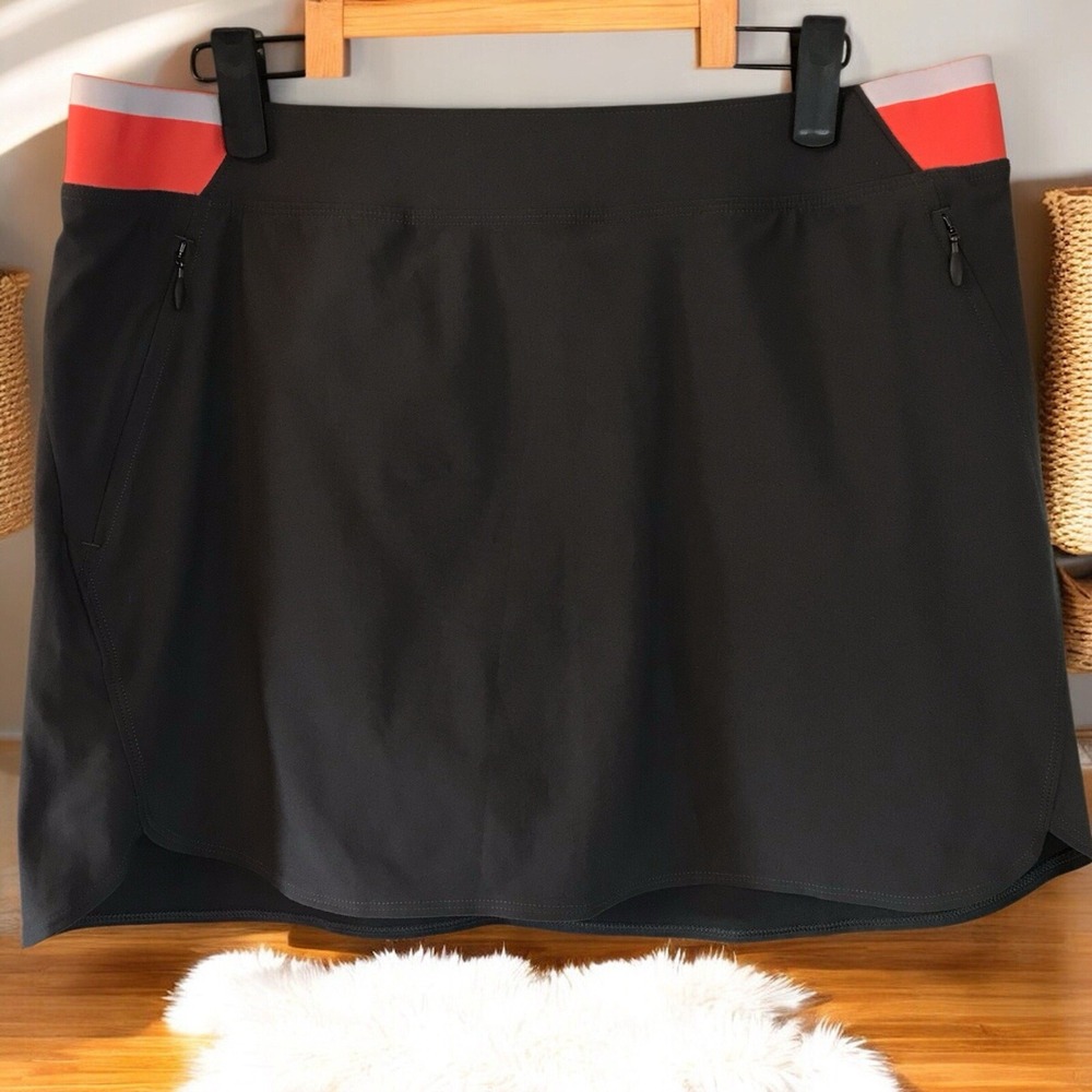 NWOT Under Armour Golf Tennis Skort Skirt Gray Medium Elastic Waist 32"Length14"
